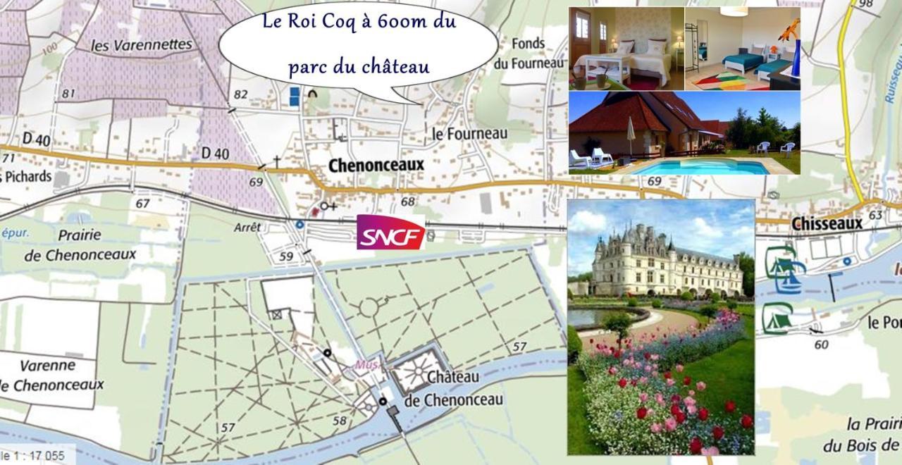 Le Roi Coq Chenonceaux Exterior foto